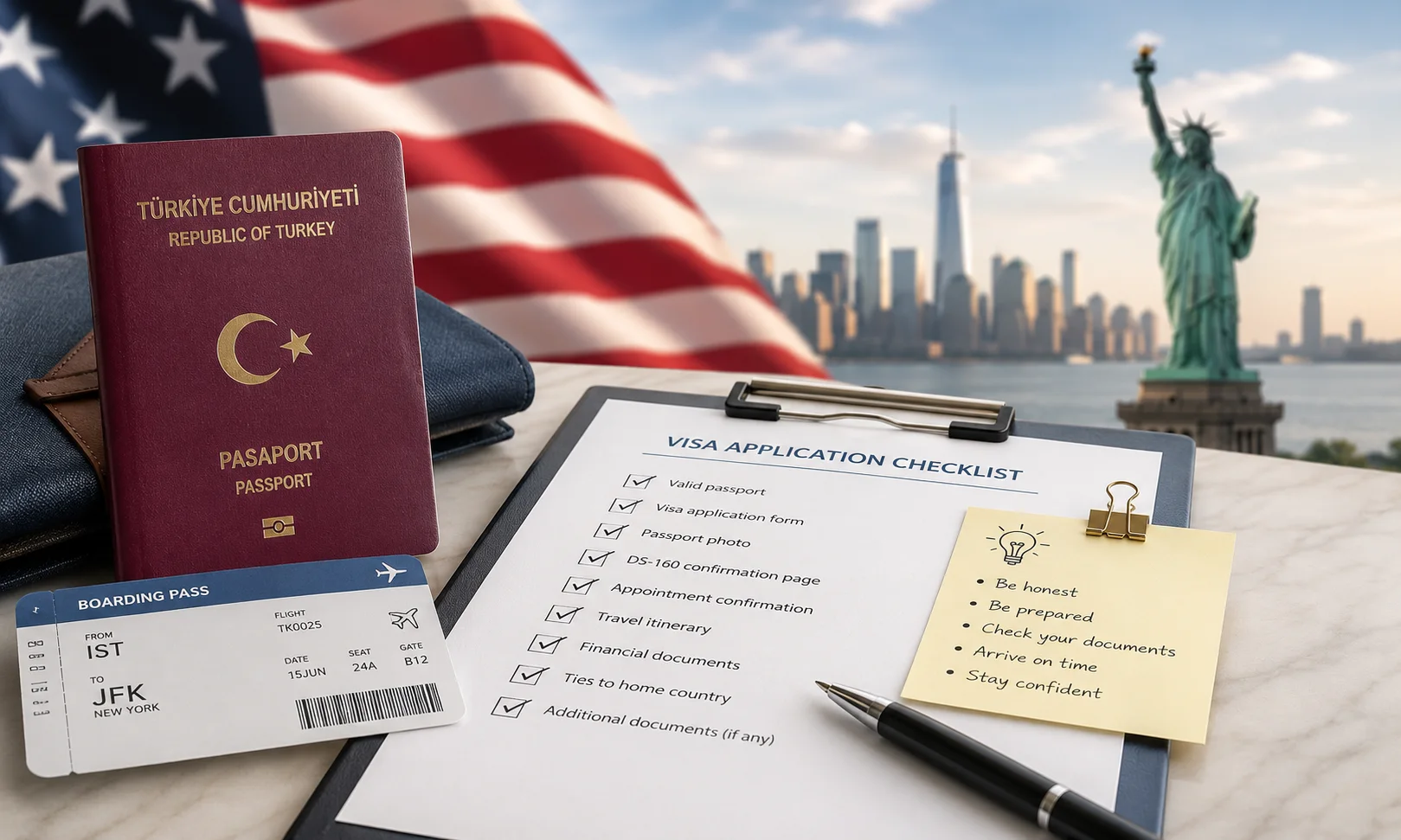 Amerika Vizesinde Dikkat Edilmesi Gerekenler